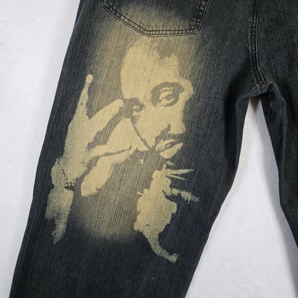 XO Jeans Tupac Jeans Mens 44x32 Baggy Denim Pants 0825 - Picture 10 of 16